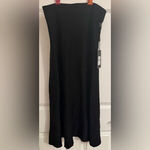 NWT Cyrus maxi ribbed black skirt size medium